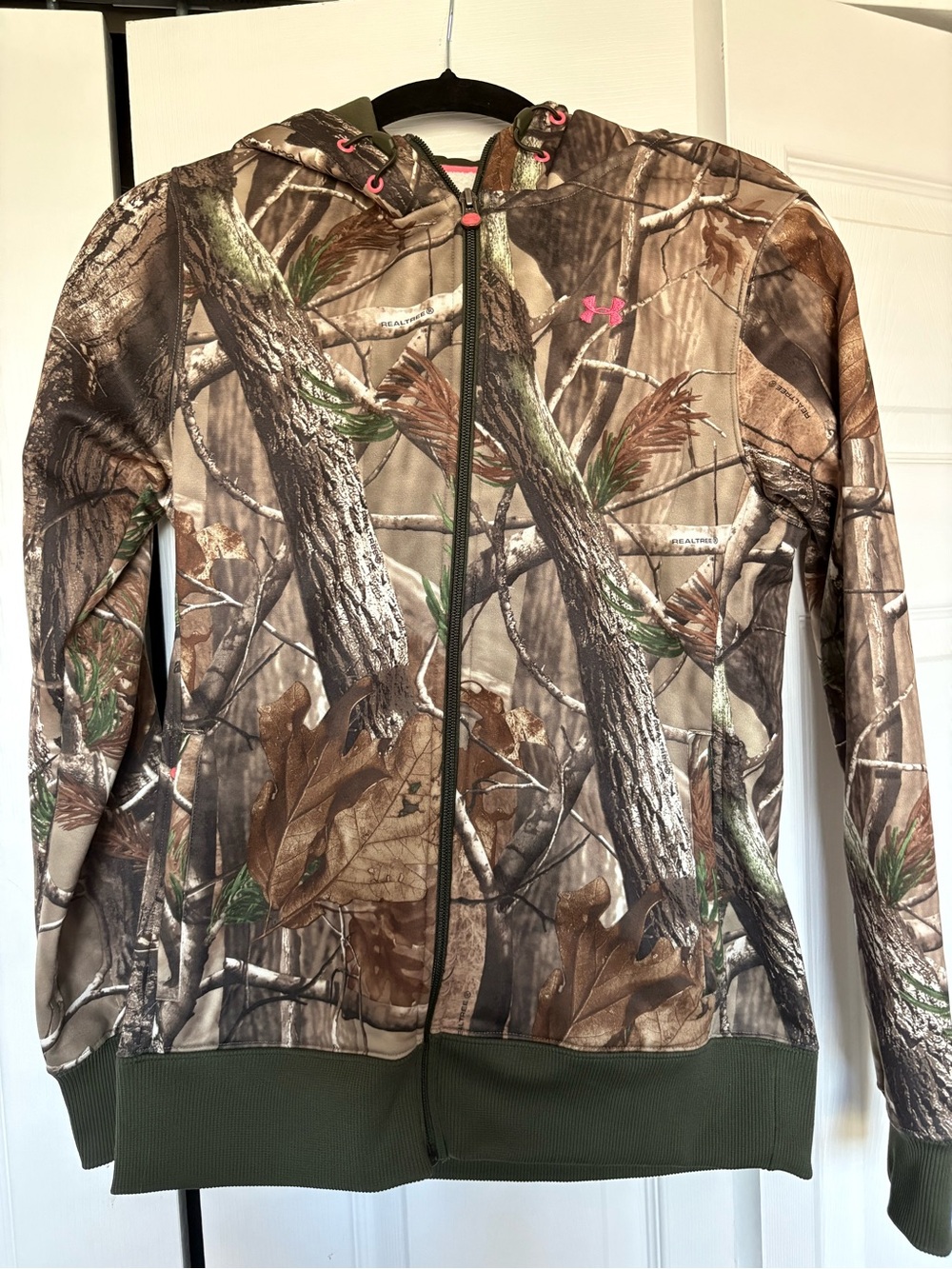 Under Armour Realtree Camo Full-Zip Hoodie - Olive, Brown